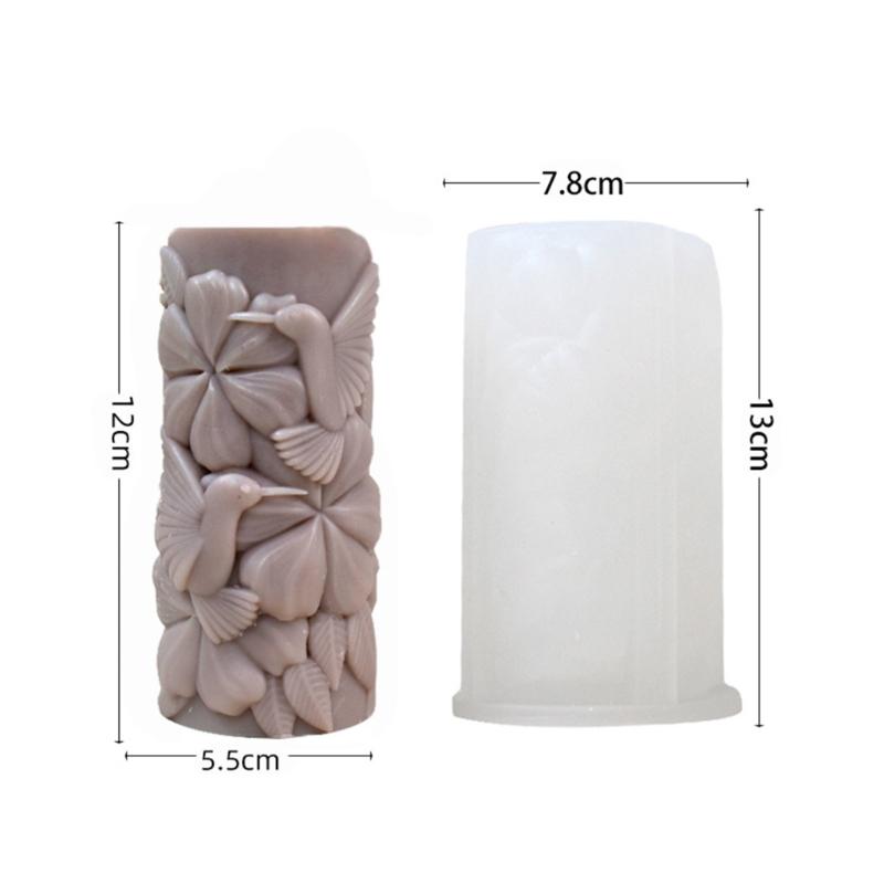 Geometrische Kerzenform, Silikonform zur Kerzenherstellung, wiederverwendbare Kerzenharz-Epoxidform, Gussformen, DIY-Silikonform