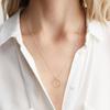 eManco Statement Necklace Women Dainty Stainless Steel Necklace Choker Pendant Necklace Fashion Jewelry