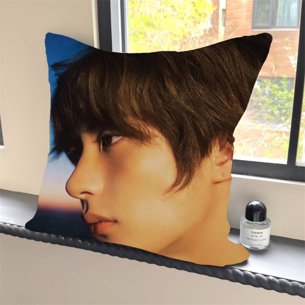 1PC Popular Korea Kpop Band R-Riize Pillow Case Square Bedroom Sofa Leisure Comfort Cushion Car Home Decoration