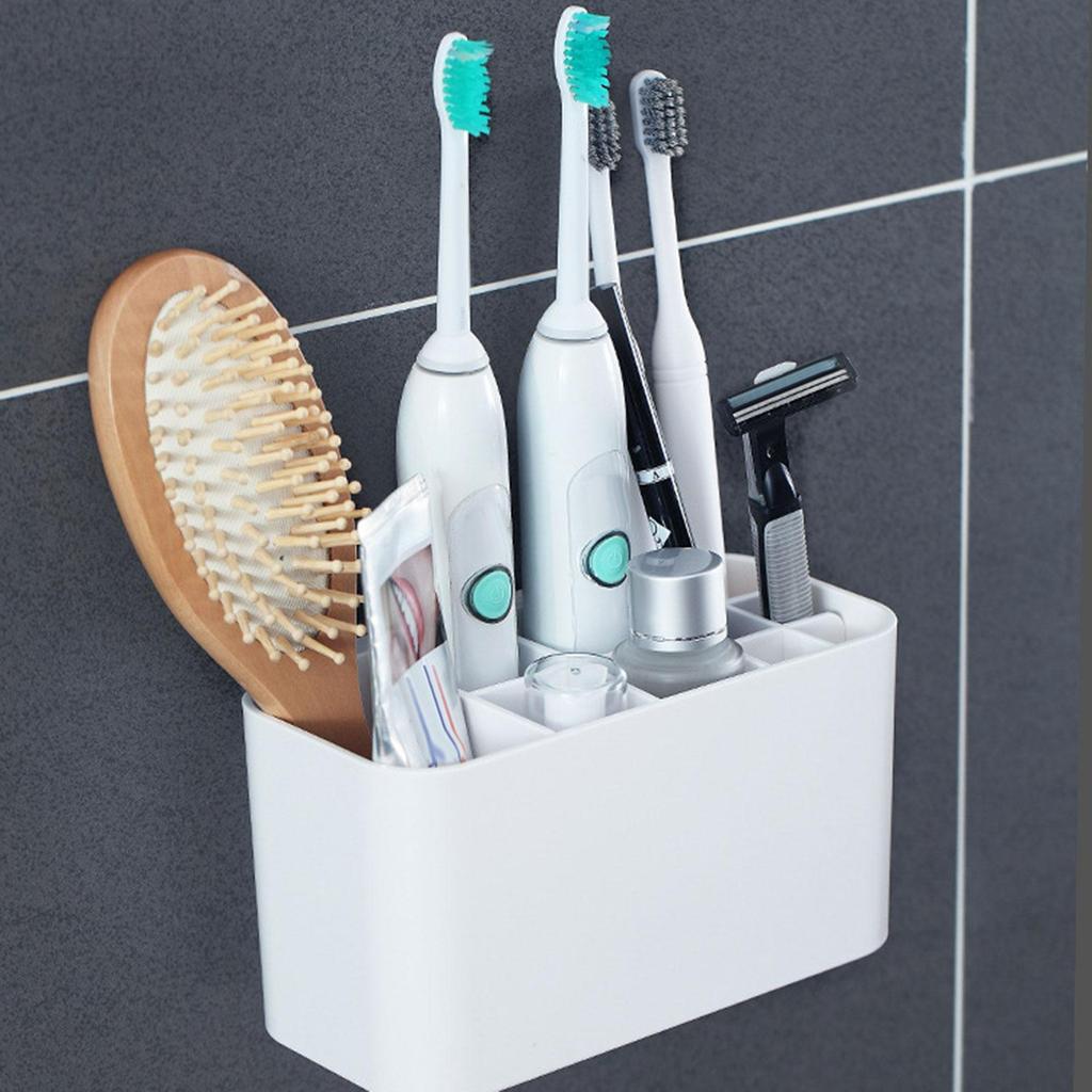 Toothbrush and Toothpaste Holder Organizer for Family Vanity Short