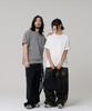 Beobeulpiseu 16-Count Raglan Slit Plain Pigment T-Shirt_Light Gray