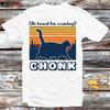 Chonk Cat Funny Oh Lawd He Coming T Shirt B490