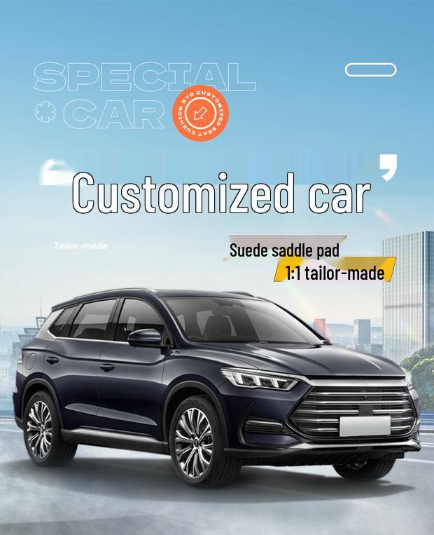 BYD Song Pro Suede Car Seat Cushion - Universal for All Seasons