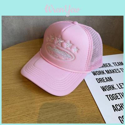 Street Style Embroidered Baseball Cap With Adjustable Fit For Summer Outdoor Activities