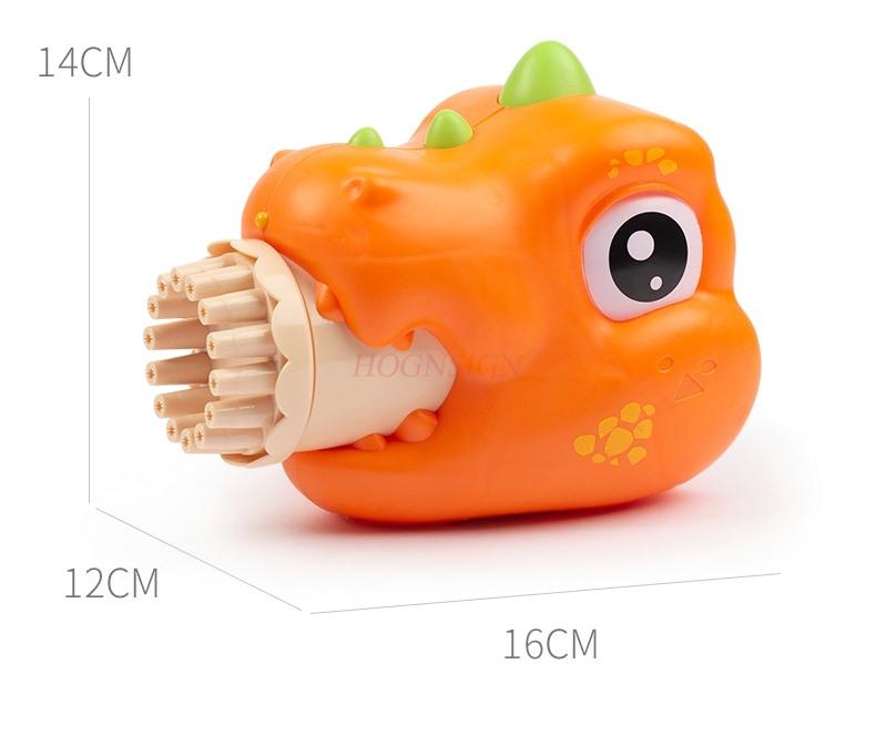 Dinosaur Bubble Machine Children'S Handheld New Gatling Blow Bubble Gun Popular Boys And Girls' Toys