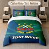 Rapid Wien FC Design Bedding Set Custom Text 1 Duvet Cover & 2 Pillow Cases
