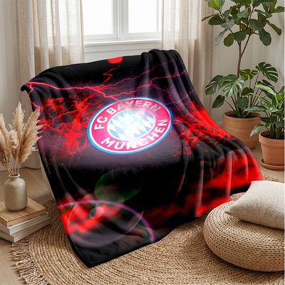 Bayern Munich Theme Blanket Soft Flannel Fleece Blanket Warm Lightweight Throw Blanket for Home Sofa Bed