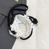 Vintage Polka Dot Drawstring Mini Bucket Bag