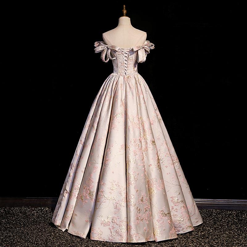 Pink Evening Dress Super Immortal Birthday Adult Ceremony Light Luxury Niche Toasting Dress Bridal Engagement Dress Dress Female