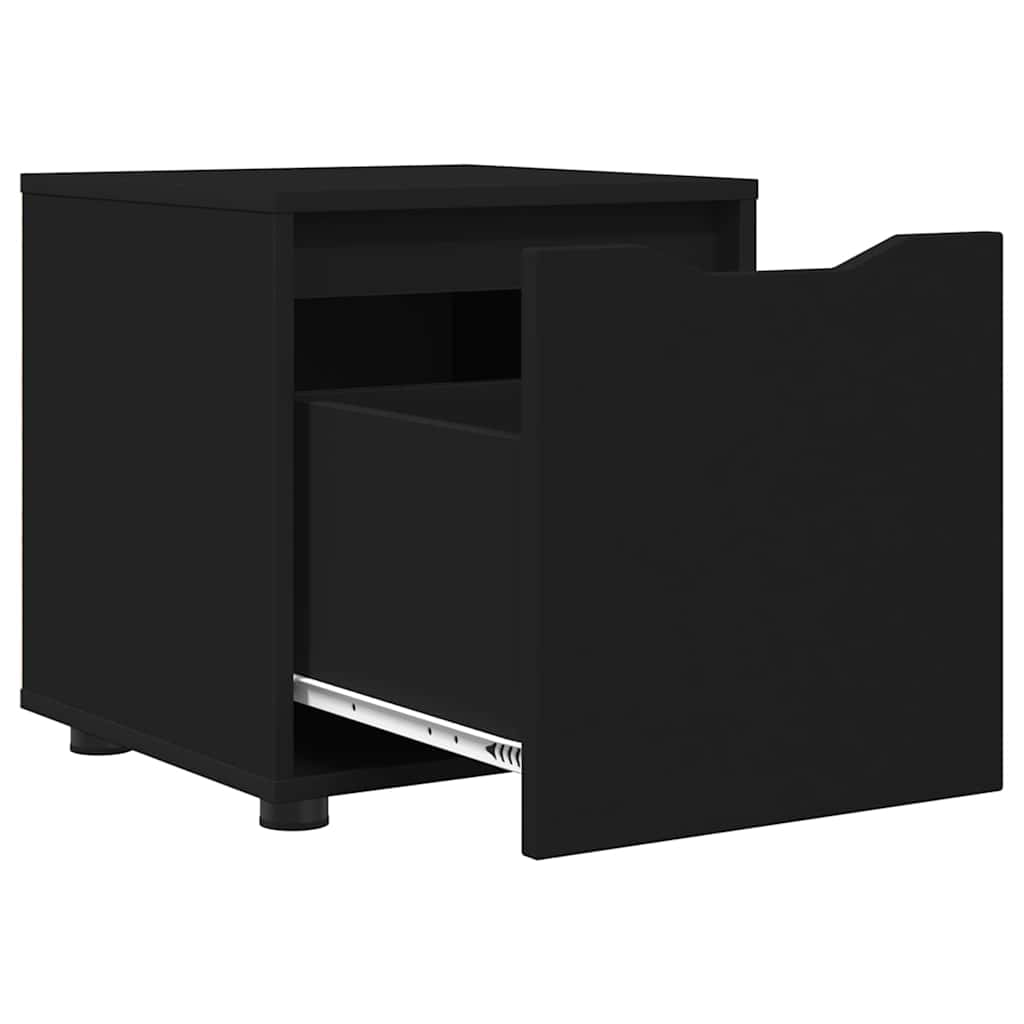 Bathroom Cabinet Black 40.5 X 40 X 44 Cm Particleboard
