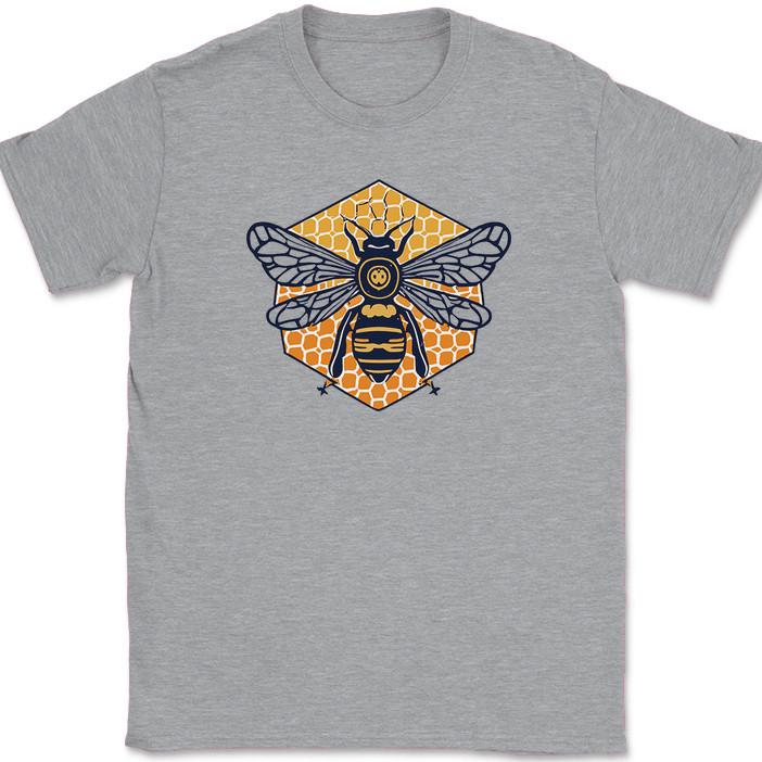 

Bee Logo T-Shirt Funny Cute Keeper Hobby Save The Bees Graphic Tee 3XL