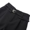 Pantaloncini da donna a vita alta slim casual a gamba larga a trapezio