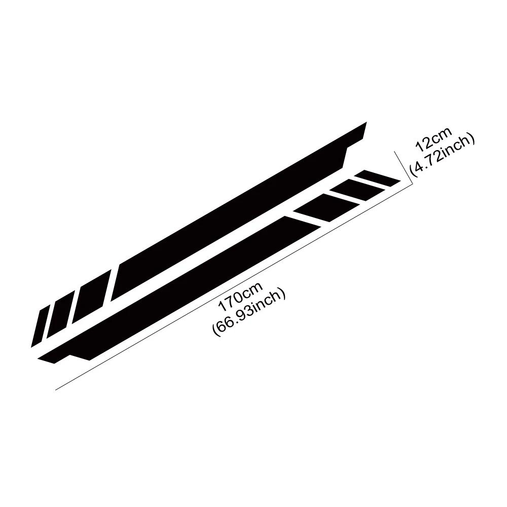2 Pezzi Adesivi Laterali Portiera Auto Stile Racing Decalcomania in Vinile Per Volkswagen VW Golf 8 7 5 4 6 GTI R MK8 MK7 MK5 MK6 MK4 Accessori Auto
