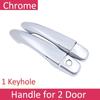 for Nissan Navara NP300 D23  2015 2016 2017 2018  Luxurious Chrome Door Handle Cover Exterior Trim Catch Car Cap Accessories