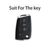 Pink Diamond For Vw Golf 7 Mk 7 Skoda Octavia Seat Leon Ateca Flip Folding Remote Car Key Case Cover Fob Keychain Accessories