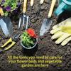 Ergonomic Garden Hand Tool Set Rust-Proof Planting Gear Gardening Tools  Transplanting