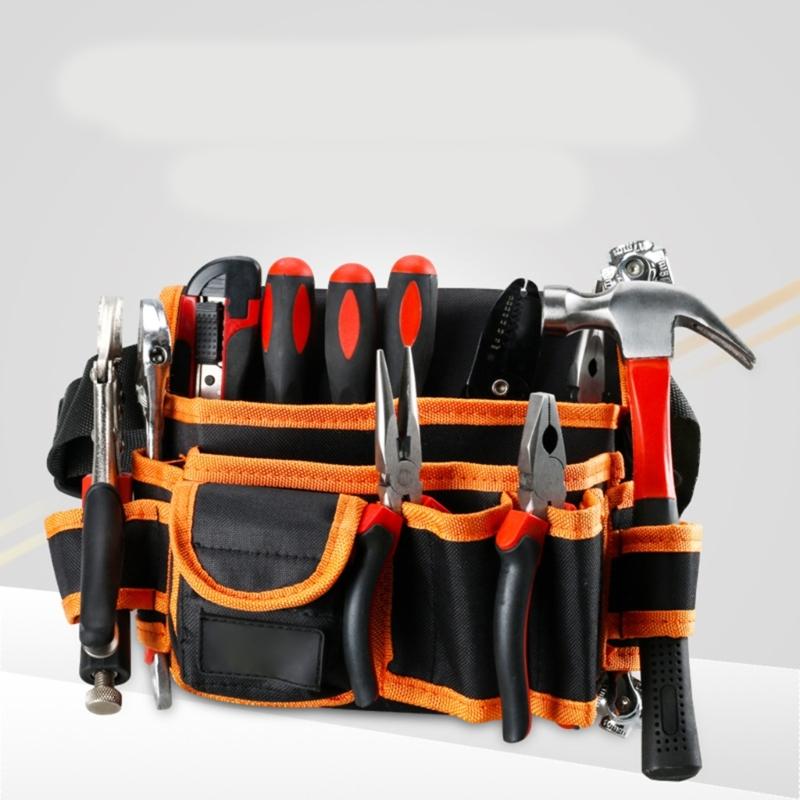 Waist Tool Bag Aprons Organizers Garden Tool Pouch With Storage Pockets Craftworks Electrician Tool Accessories