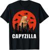 Capybara Shirt Funny Capybara Rodent Capyzilla Funny T-Shirt Mens Womens Tees Top