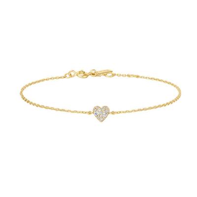 ANIA HAIE Sweet Heart 925 Silver Pave Bracelet B064-01G
