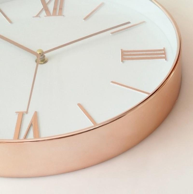 Orologio da Parete Silenzioso Digitale da 12 pollici Rotondo Senza Ticchettio Orologio da Parete per Ufficio Soggiorno