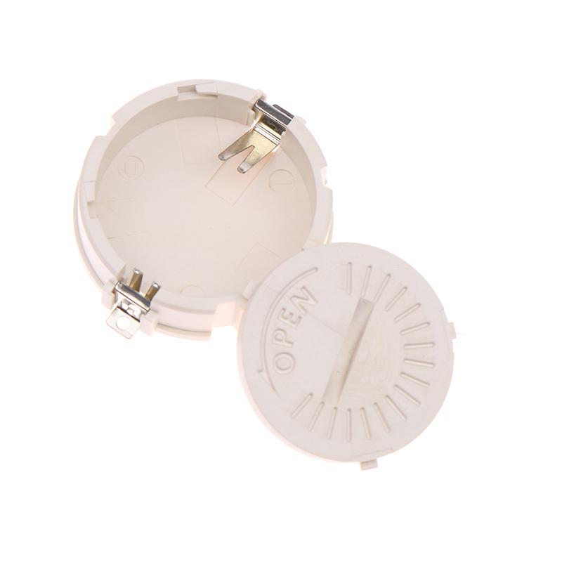 1Pc Alta Qualidade Smd Cr2450 Suporte de Célula Tipo Moeda Com Tampa 2 Pinos Bs-2450-4 Para Soquete de Suporte de Célula Tipo Moeda Botão