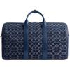 Coach Gotham 45 Classic Logo Print Fabric Shoulder Crossbody Travel Bag Men Bags Dark-Blue CAS28-DEB