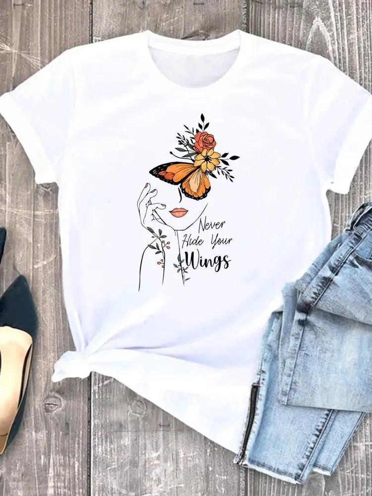 Женская рубашка с акварельным принтом «Любовное сердце» — фото 29