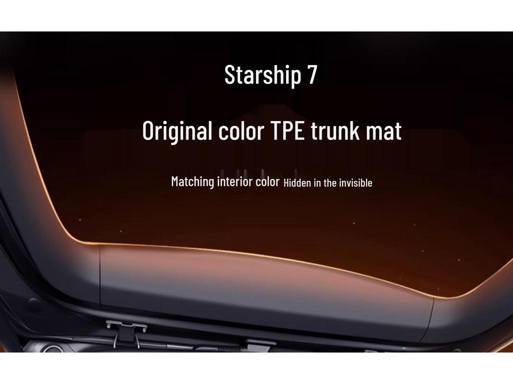 Geely Galaxy Starship 7EM-i TPE Trunk and Foot Mat Accessories