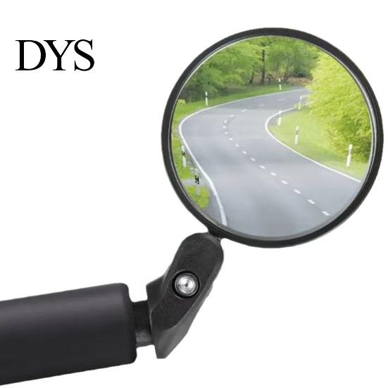 Adjustable Handlebar Mounted Convex Mirror 1/2Pcs Rotatable Bicycle Rearview Unbreakable Universal Easy Fit To Install Accessories