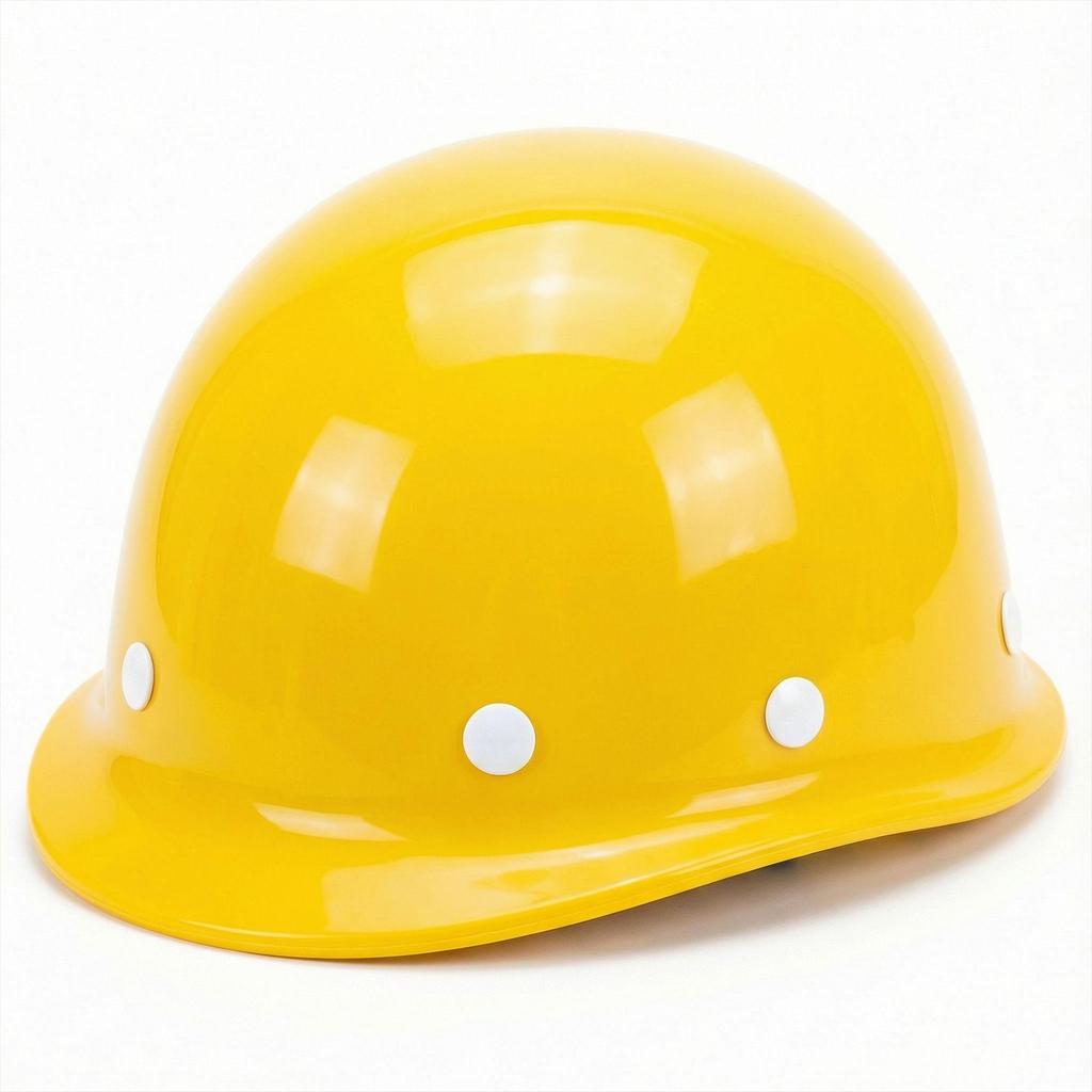 National Standard Thickened Fiberglass Construction Helmet with Logo Printing