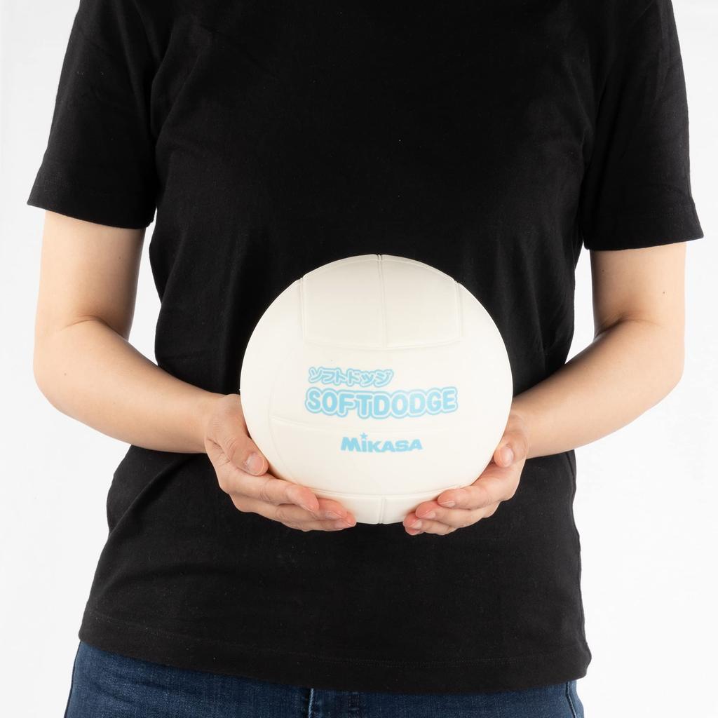 MIKASA Soft 60cm preschoolers to elementary school Dodgeball, (for students), 200g, White, LD-W