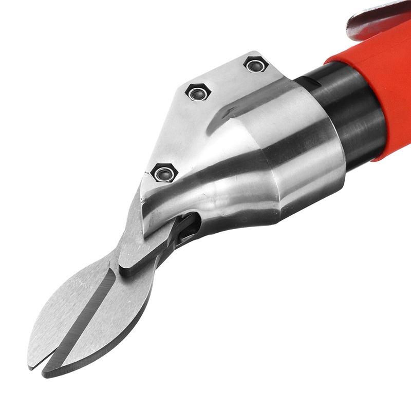 Luft Pneumatische Kraft Gerade Schere Metall Schere Schneider Säge Wind Schneider Schneiden Elektronische Bauteile Pin Draht Blau/Rot