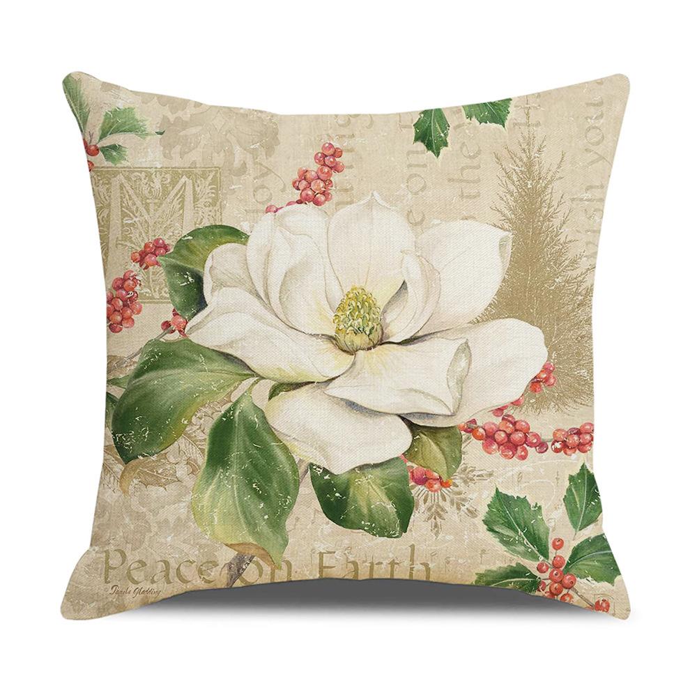 New Home Soft Furnishings Retro Butterfly Newspaper Linen Sofa Office Pillow Cover Cushion Cover