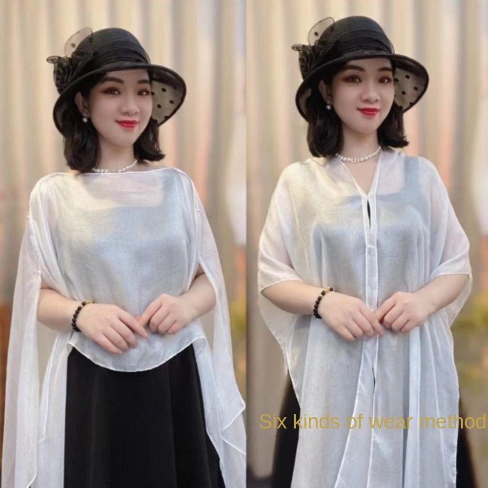Pure Color Women Shawl Chiffon Cardigan Shawl Top Scarf Fashion Scarf  Women Girls
