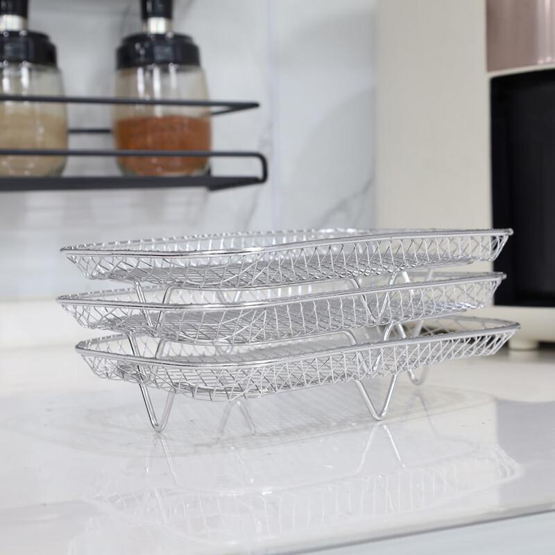 Zhi Shi 3-Layer Rectangular Air Fryer Rack