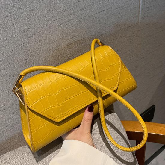 Yousheng Women PU Leather Underarm Bag Fashion Shoulder Bag Stylish Top Handle Bag Lightweight Handbag for Shopping Dating