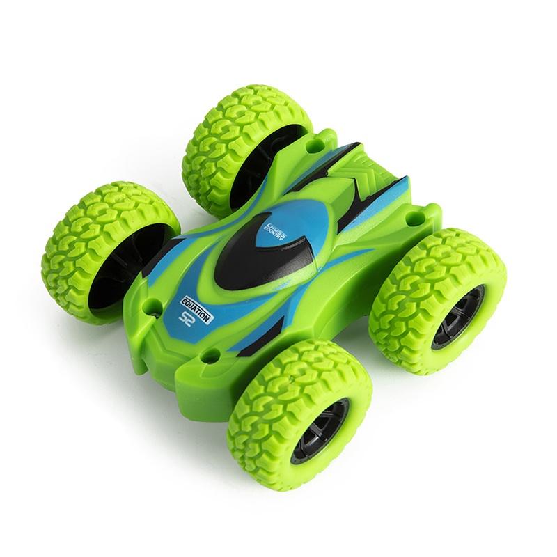 Vibrant 360 Roll Toy Racing Cars For Kids Durable Plastic Mini Car Xmas Gift