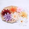 3/5PCS Dahlia Artificial Silk Flower Heads Decorative Scrapbooking For Home Wedding Brides Room Decoration Fake Flower accessory