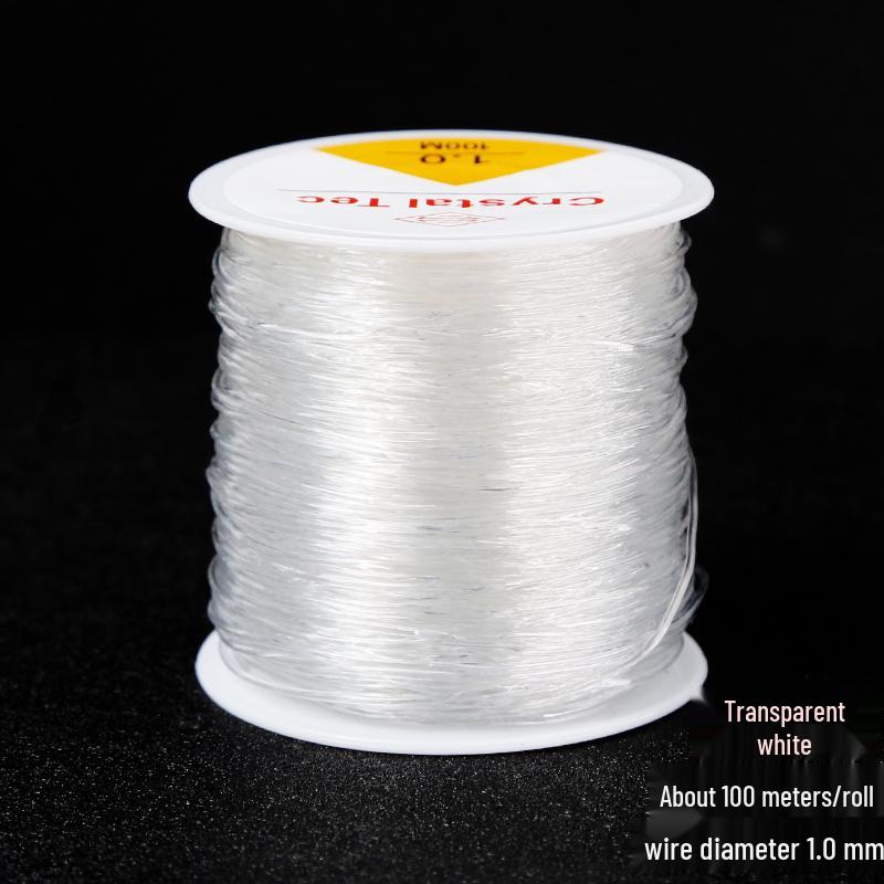 Transparent Elastic Cord for Beading and Jewelry - Wear-resistant, DIY Wenwan, Buddhist Bracelets