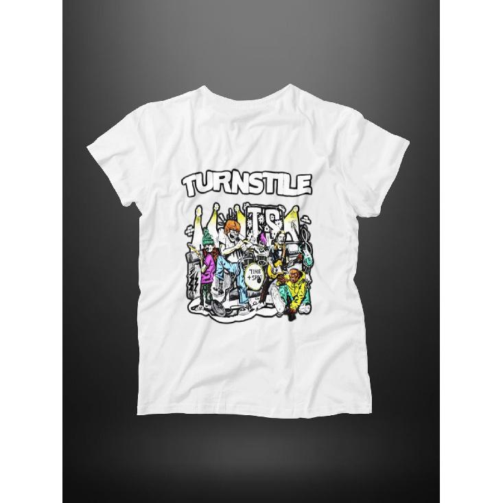 Turnstile Turnstile Unisex Tee Turnstile 100 Cotton Shirt Turnstile T Shirt Turnstile Merch Turnstile Album Top for Casual Attire Slightly Streetwear S