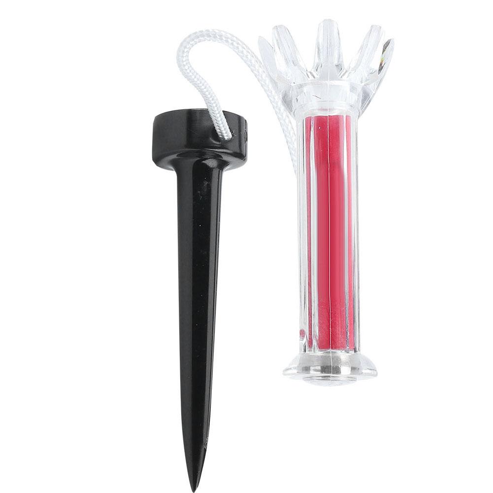 5 Stück 90mm 79mm Langlebig Flexibel Magnetisch Kunststoff Golf Tee Trainings Übungswerkzeug Zubehör