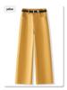Women's Yellow High-Waisted Loose Wide-Leg Jeans - Slimming Spring 2025 Collection