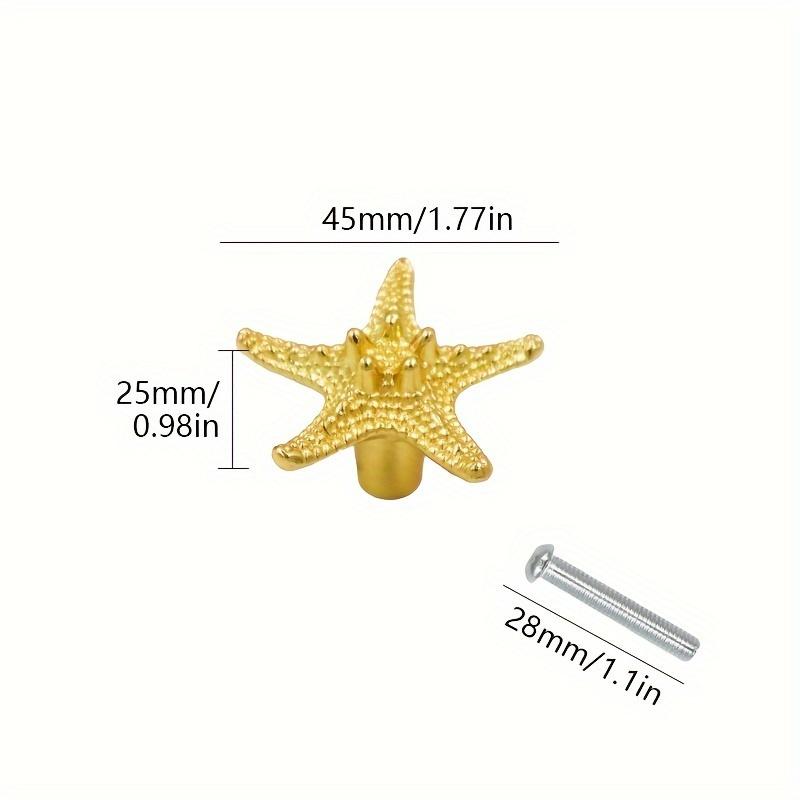 1 Stück Zinklegierung Schrankknöpfe, Schrank- und Kommoden Gold Schubladengriffe für Küchenschrankknöpfe Gold Schranktürknöpfe