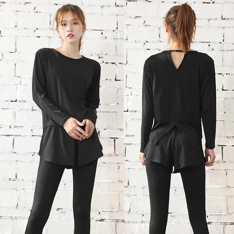 Gym Sports Yoga Suit  Spring And Summer Plus Size Loose Quick-Drying Two-Piece Suit