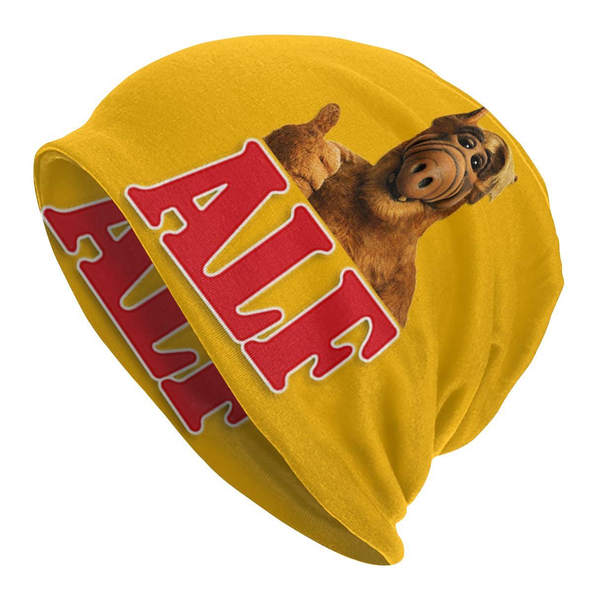 

Зимняя шапка ALF Alien Life Form Femme с напуском, модная шапка-бини, научная фантастика, ТВ-шоу, уличные лыжные шапки с черепами, шапка для женщин унисекс