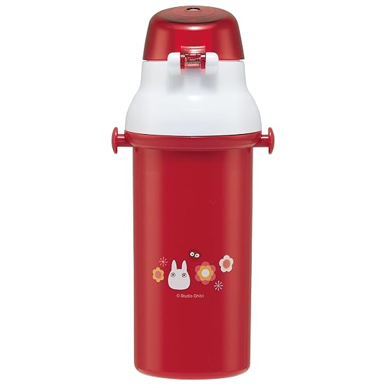 Skater Kids' Direct Drinking Plastic Water Bottle, 480ml, One-Push Open, Dishwasher Safe, Made In Ja