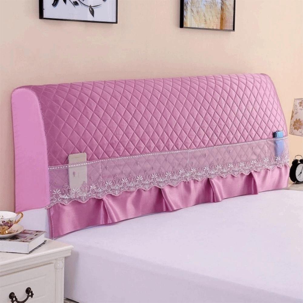 Lace Design Bedhead Cover Decorative Bedside Protector Backrest Cover  Home Protection