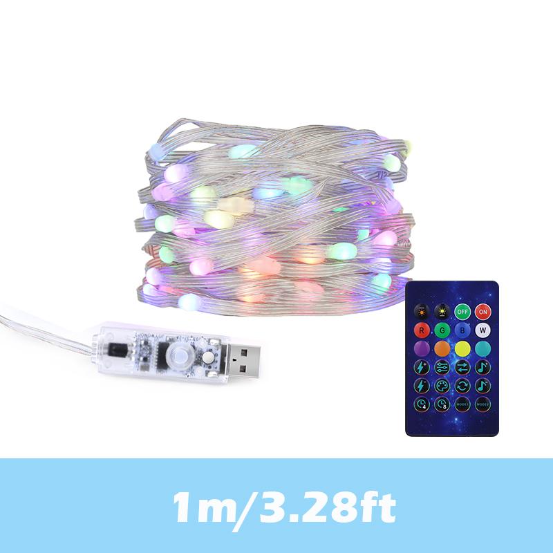 

WS2812B USB Гирлянды Феи Bluetooth Светодиодная Гирлянда Феи Dreamcolor RGBIC Праздничные Рождественские Огни Свадебное Украшение Гирлянда