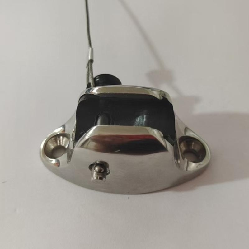 Stainless Steel Ball Slide Cap Fitting Smooth Pipe Support Fitting Top End Deck Hinge Mount Marine Fittings Hardware