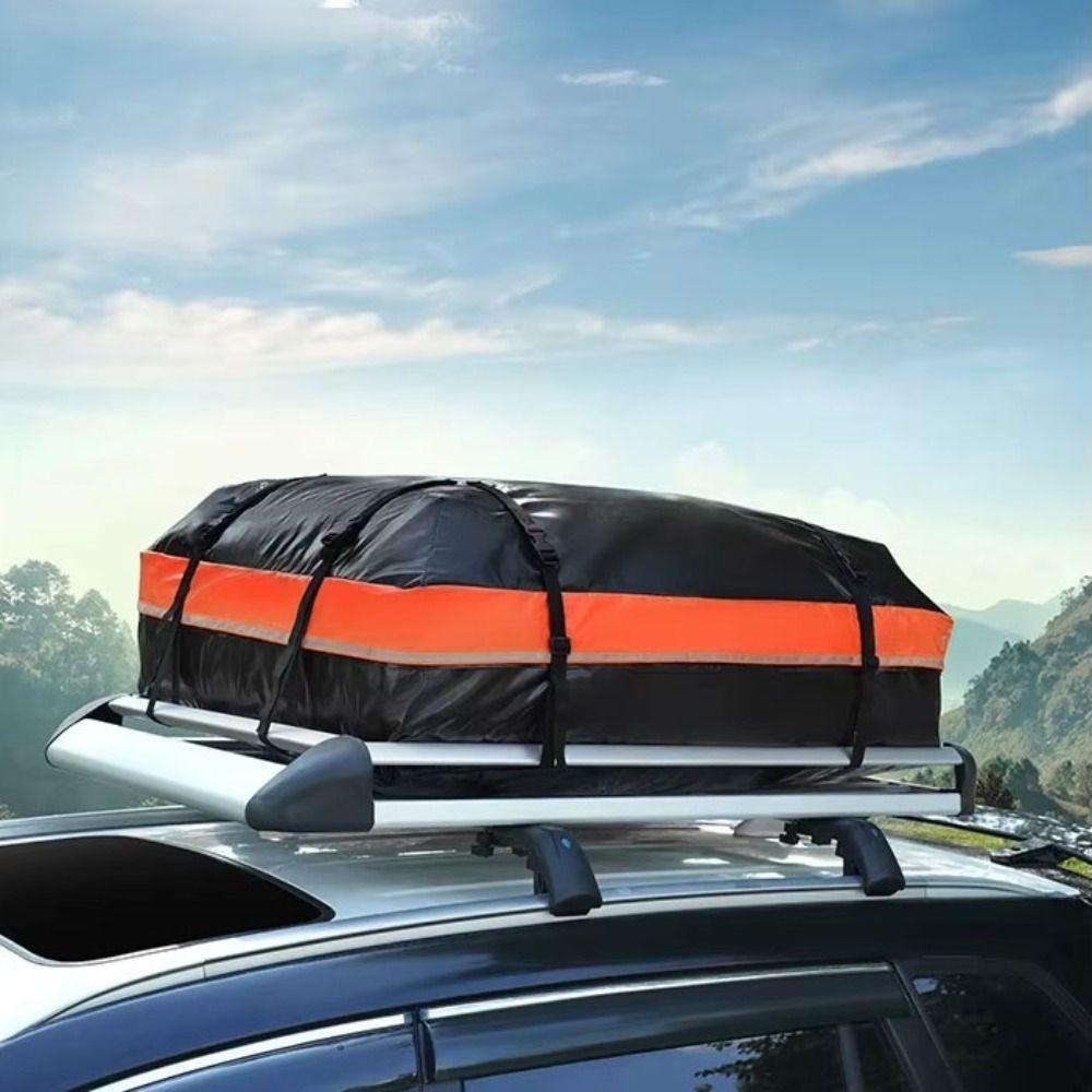 Waterproof Roof Cargo Rack 420D Oxford Cloth Car Waterproof Luggage Bag Roof Luggage Bag  Move